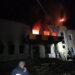 Ворог атакував дроном ліцей під Києвом, спалахнула пожежа