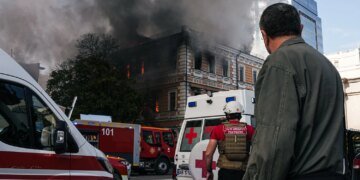 Удар рф зруйнував два поверхи будівлі НАН, відомо про двох загиблих науковців – Уповноважений із захисту державної мови