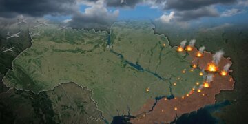 Десятки дронів, близько 10 потужних вибухів і зникло світло – "АТЕШ" повідомляє про гучну ніч у Донецьку