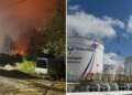 В Московской области подверглась атаке крупнейшая в регионе нефтебаза «Володарская»