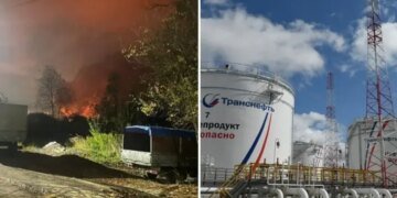 В Московской области подверглась атаке крупнейшая в регионе нефтебаза «Володарская»