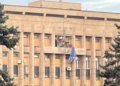 Окупанти атакували дроном будівлю Запорізької облради, влучили у герб