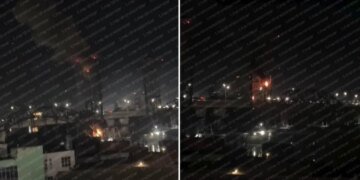 В Ростове-на-Дону взорвали мост, через который везли технику на юг Украины. ВИДЕО