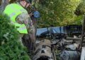 В Киеве реактивный беспилотник РФ пробил крышу дома и не взорвался. ВИДЕО