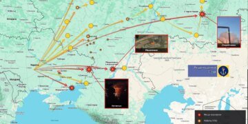 Чергова неспокійна ніч у росії: де лунали вибухи та оголошували повітряну тривогу